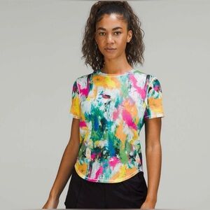 Lululemon High Neck Running And Training T-Shirt